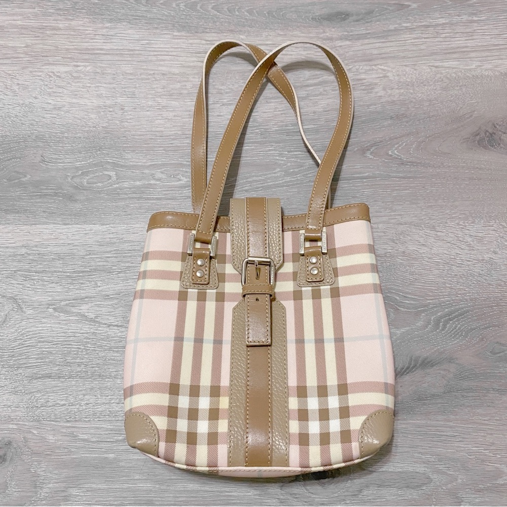 AUTHENTIC BURBERRY PINK PLAID PURSE